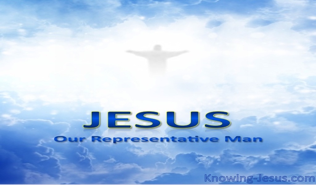 Jesus Our Representative Man (devotional) (blue)